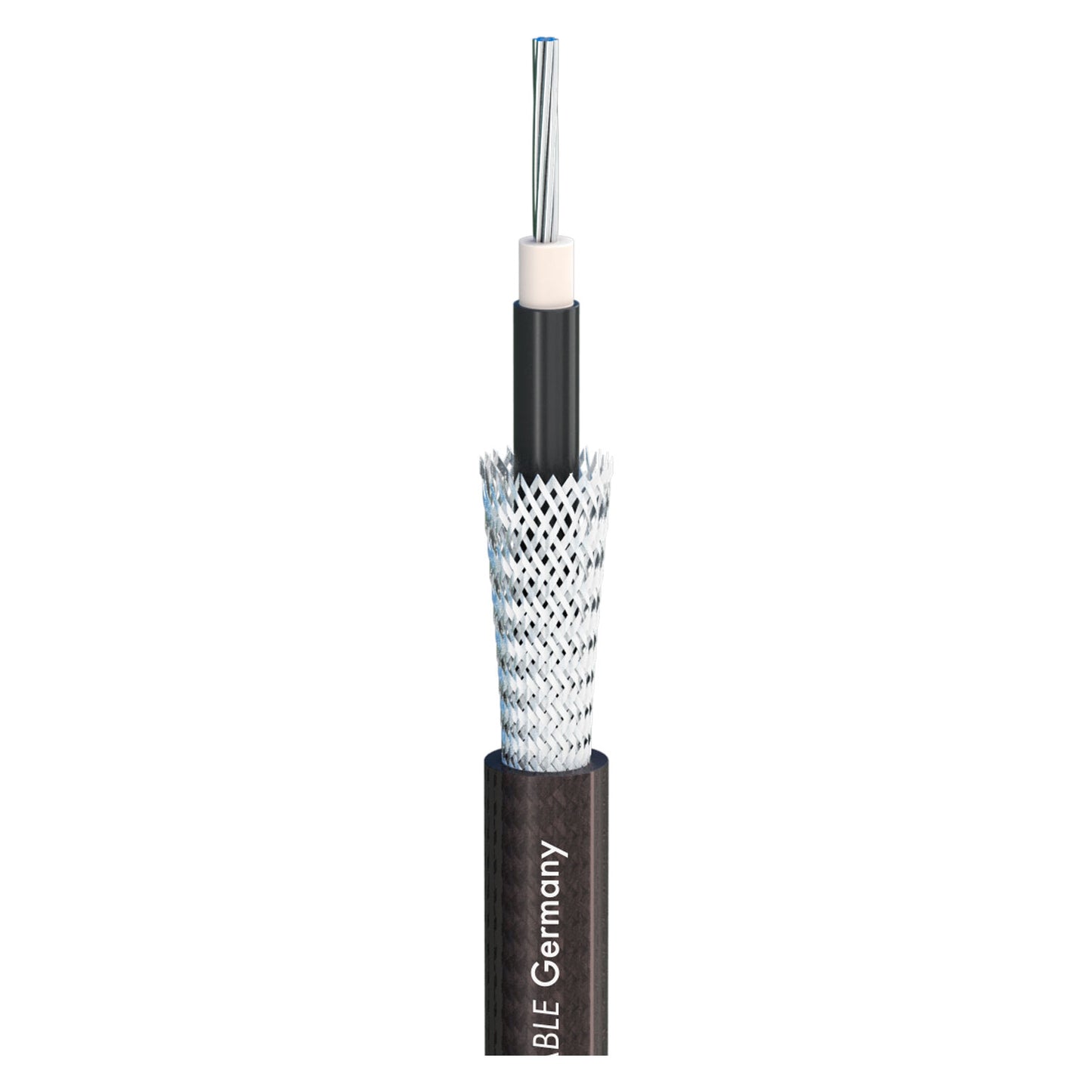 Instrumentinis kabelis SC-Spirit XXL; 1 x 0,75 mm²; PVC Ø 6,80 mm; juodas-tranparent - 500 m ritė