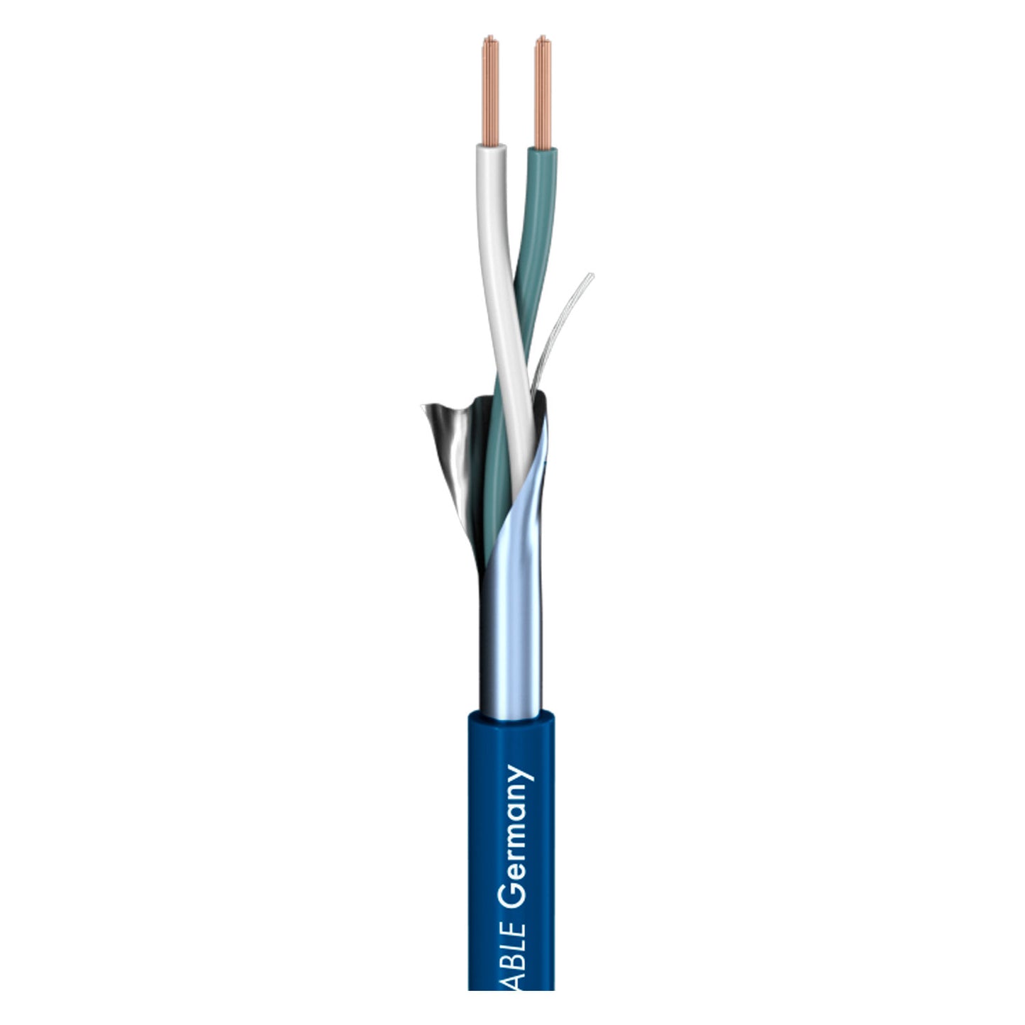 Patch cable SC-Isopod SO-F22; 2 x 0,22 mm²; PVC Ø 3,30 mm; mėlynas - 200 m ritė