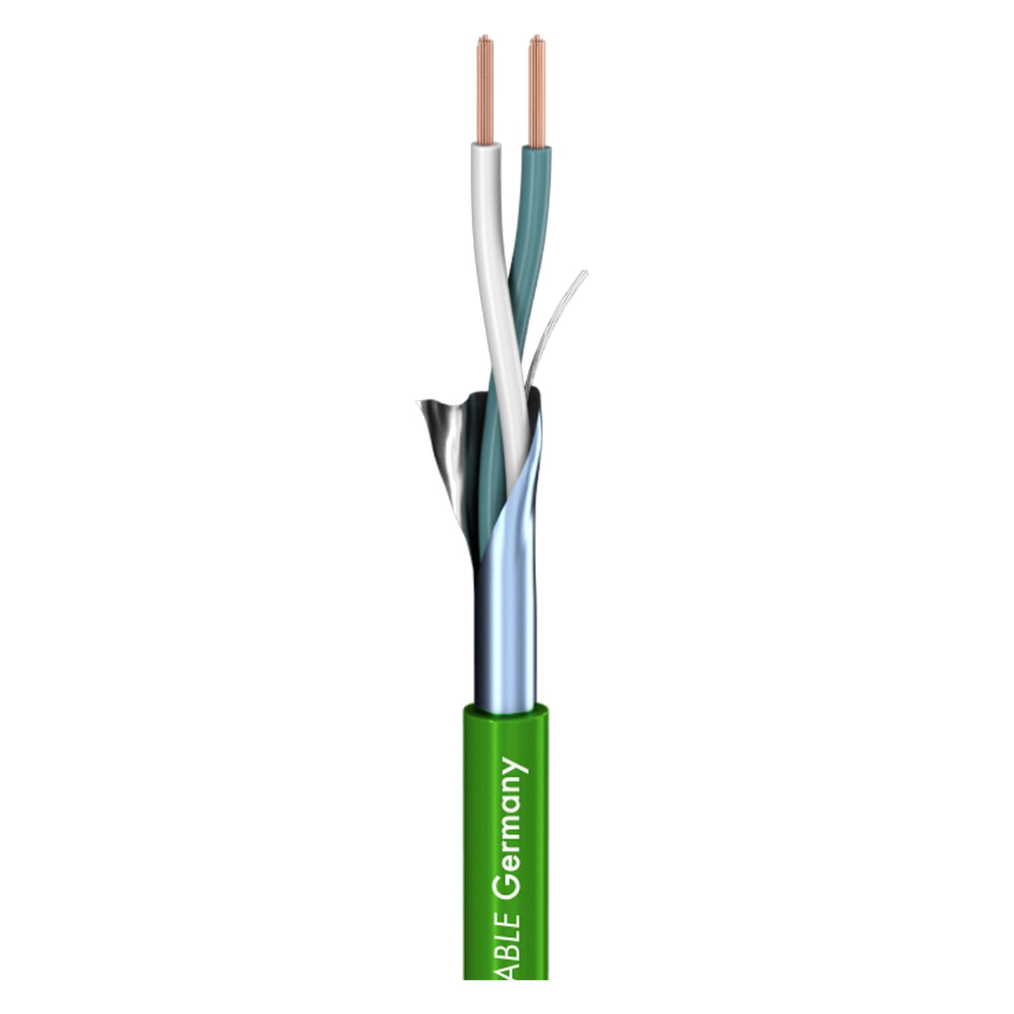 Patch cable SC-Isopod SO-F22; 2 x 0,22 mm²; PVC Ø 3,30 mm; žalias - 100 m ritė