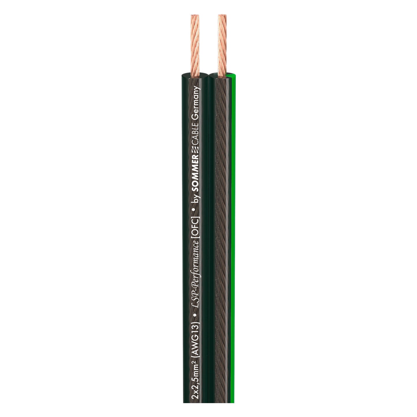 Garsiakalbių kabelis SC-Orbit 225 MKII, HighEnd; 1 x 2 x 2,50 mm²; PVC; 10,2 x 4,8 mm; skaidrus - 100 m ritė