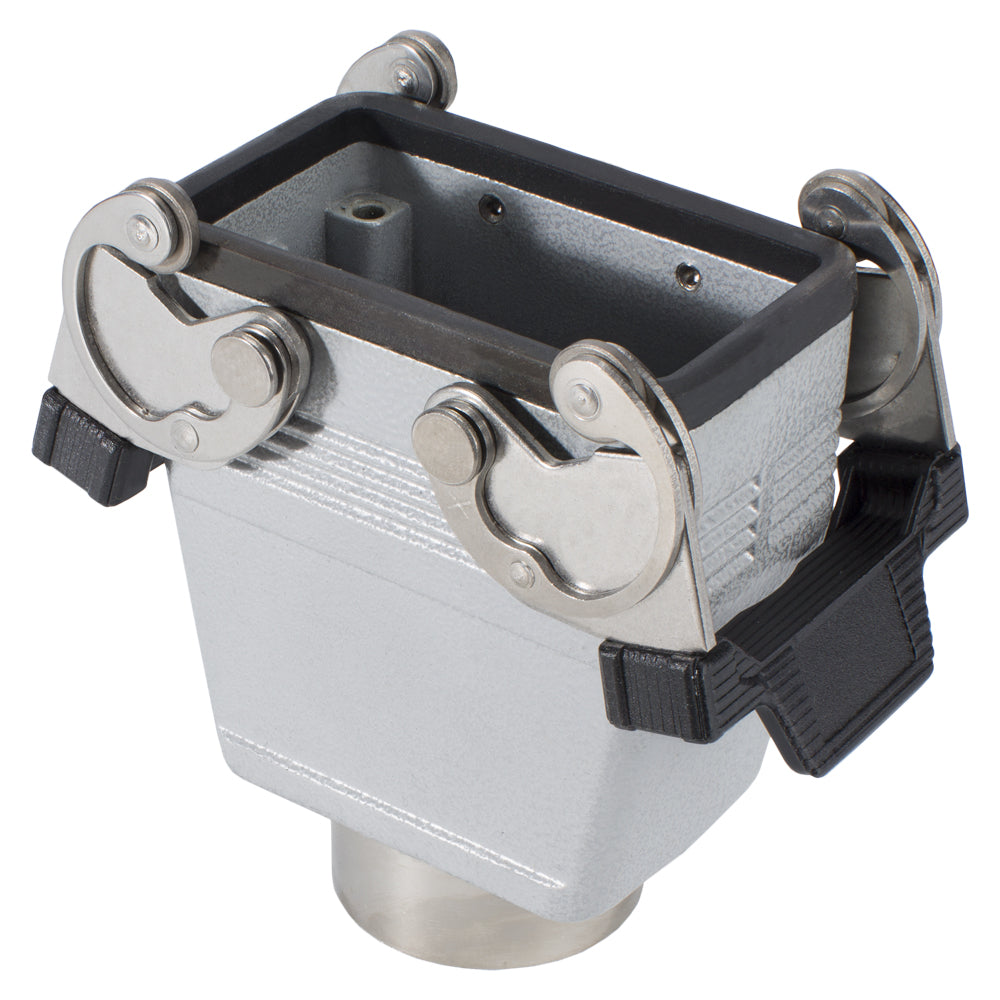 ILME rectangular MP 10, metal-, Sleeve housing, 2 clamps, pilkas