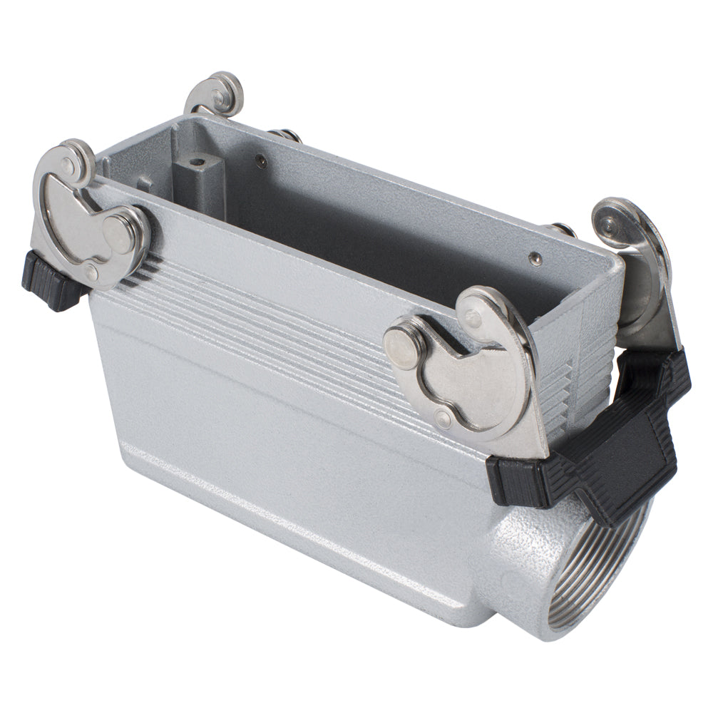 ILME rectangle MP 24, metal-, Sleeve housing, 2 clamps, pilkas