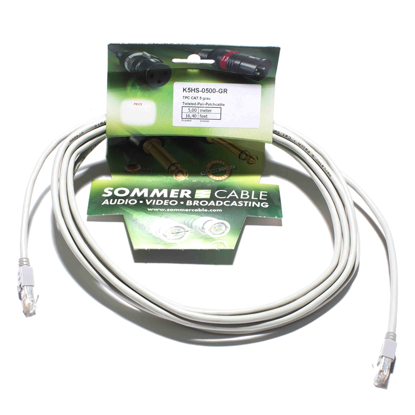 Cat.5e SC-Mercator, 8 x 0,14 mm² | RJ45 / RJ45, HIROSE