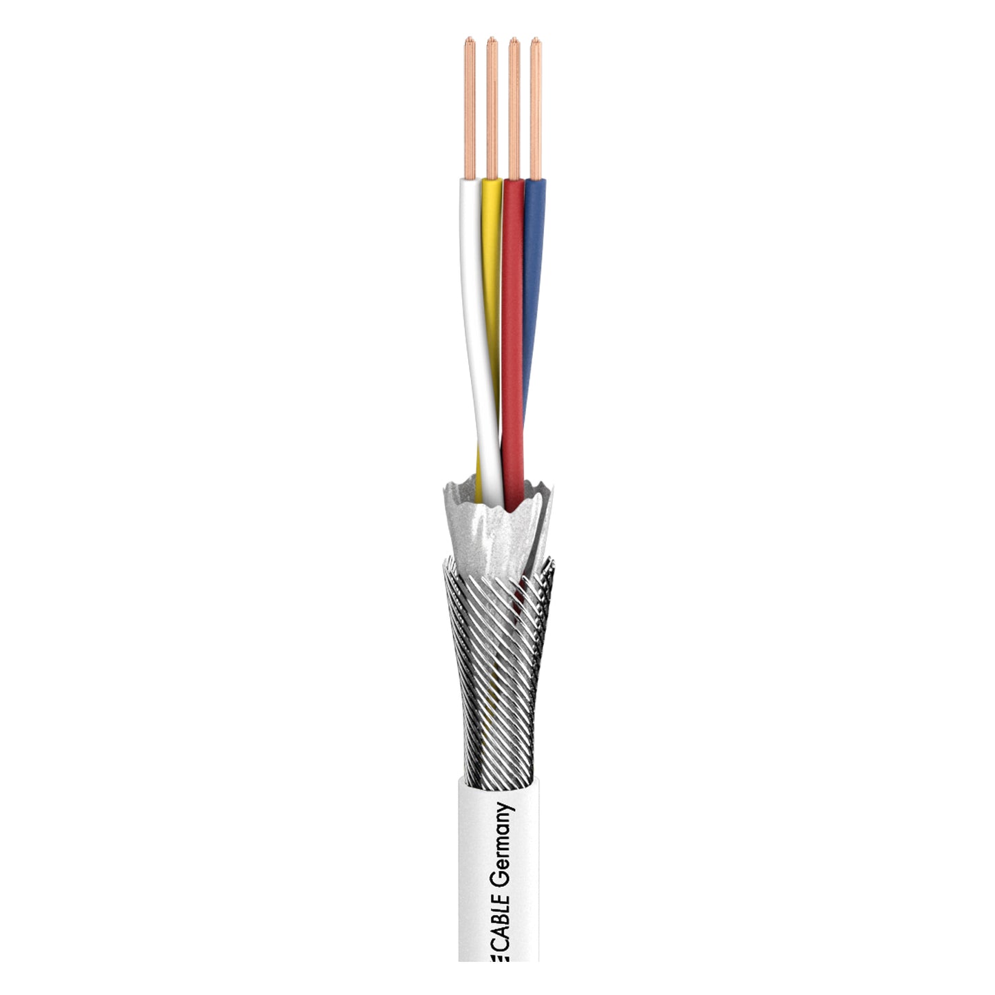DMX SC-Semicolon 4 AES/EBU; 4 x 0,14 mm²; PVC Ø 5,20 mm; baltas - 500 m ritė