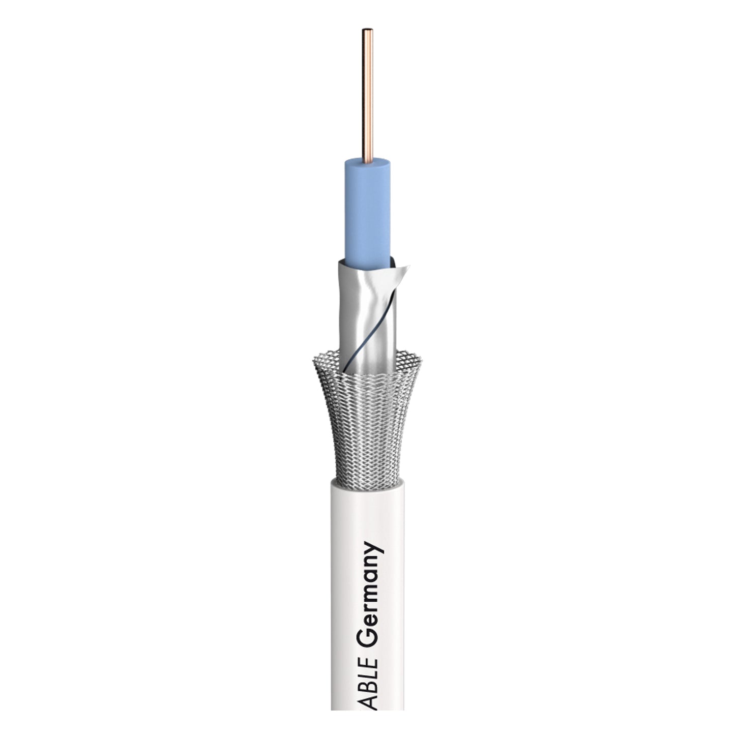 SAT-CABLE HD/UHD/DIGI PRO SERIES SC-ASTRAL HD/UHDx 0,65; PVC; baltas