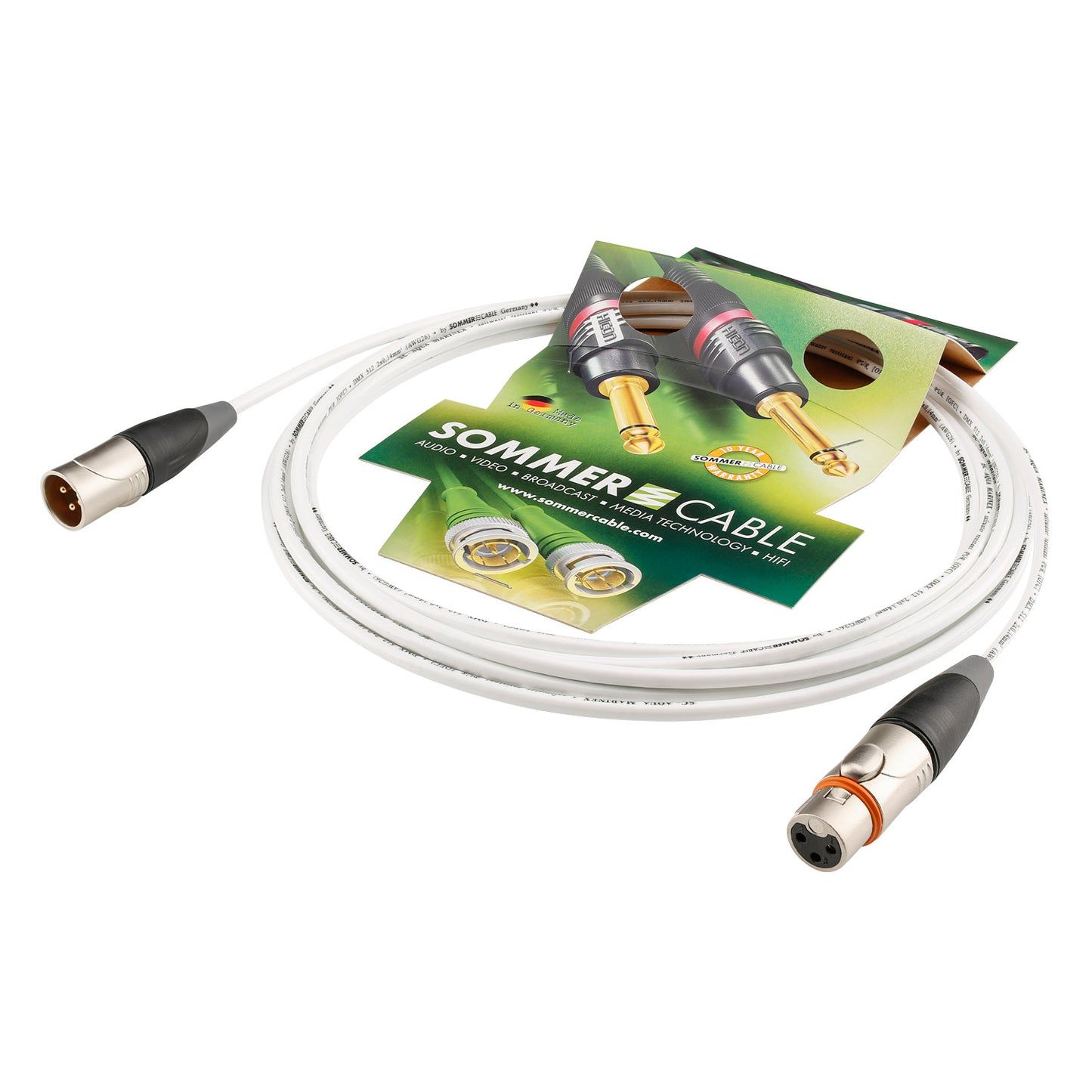 Mikrofono kabelis SC-AQUA MARINEX, 2 x 0,14 mm² | XLR / XLR, HICON