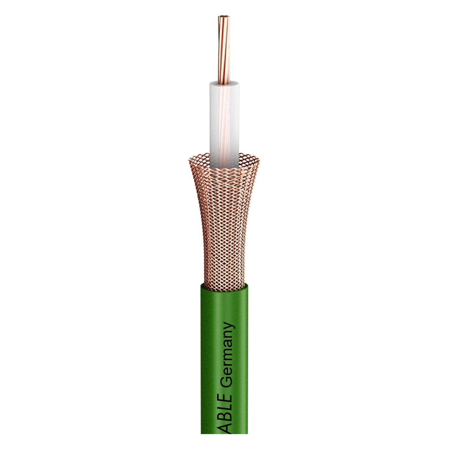 Vaizdo kabelis SC-Focusline L CPR-Version; 1 x 0,60; PVC Ø 6,20 mm; žalias - 500 m ritė