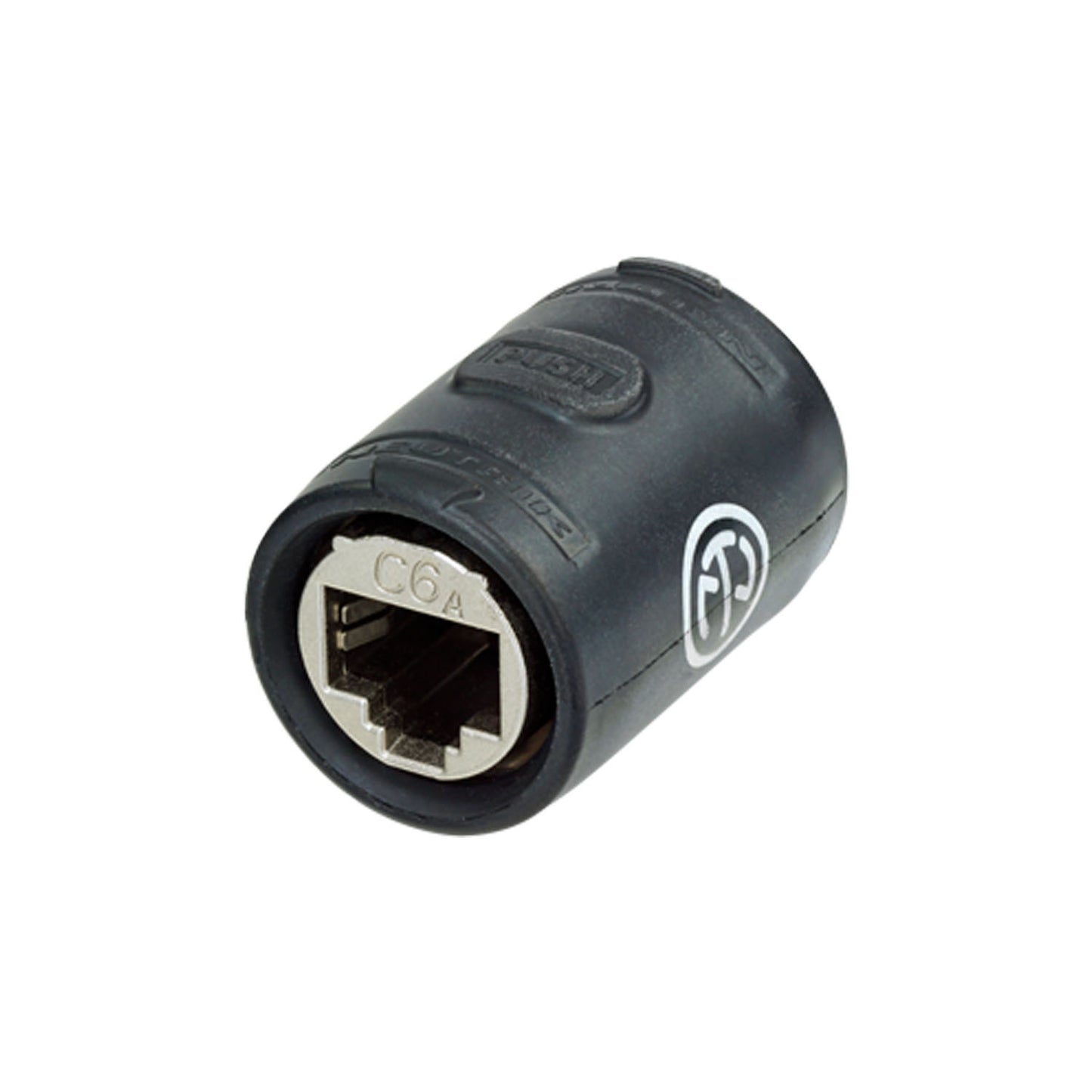 NEUTRIK® sujungiklis | RJ45 lizdas tiesi, juodas