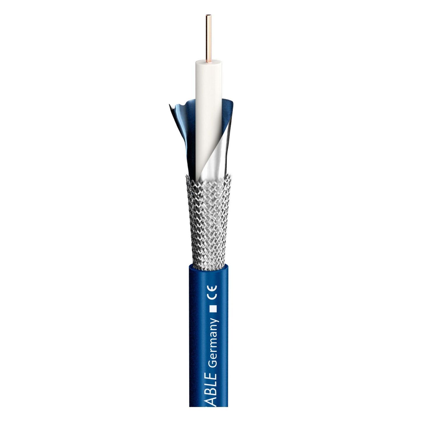Vaizdo kabelis SC-Vector (RCB) CPR-Version; 1 x 0,80; FRNC Ø 6,00 mm; mėlynas; Dca