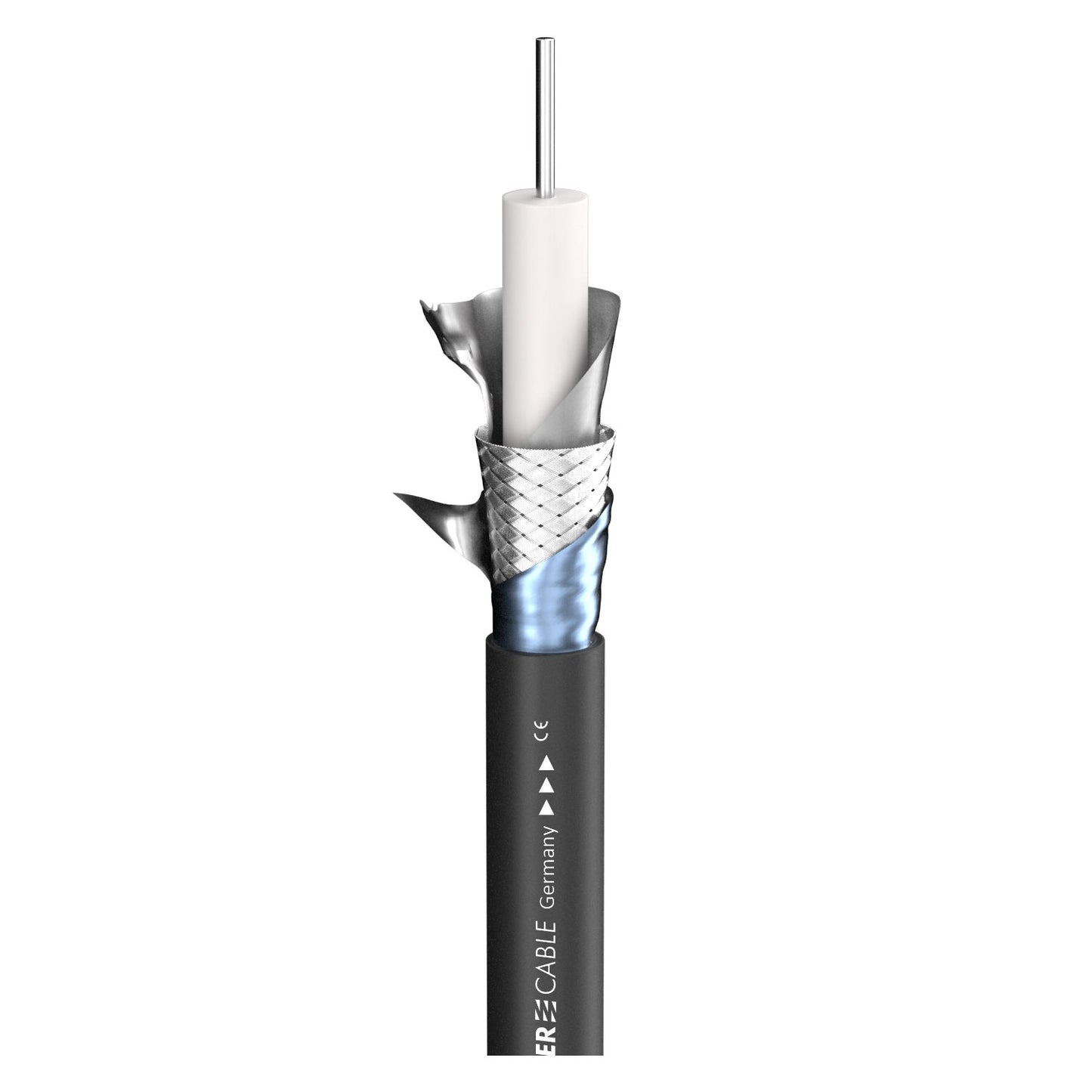 SDI kabelis 12G SC-Vector PLUS 1.3/5.7 4K; 1 x 1,30; PVC Ø 8,10 mm; juodas; Eca - 200 m ritė