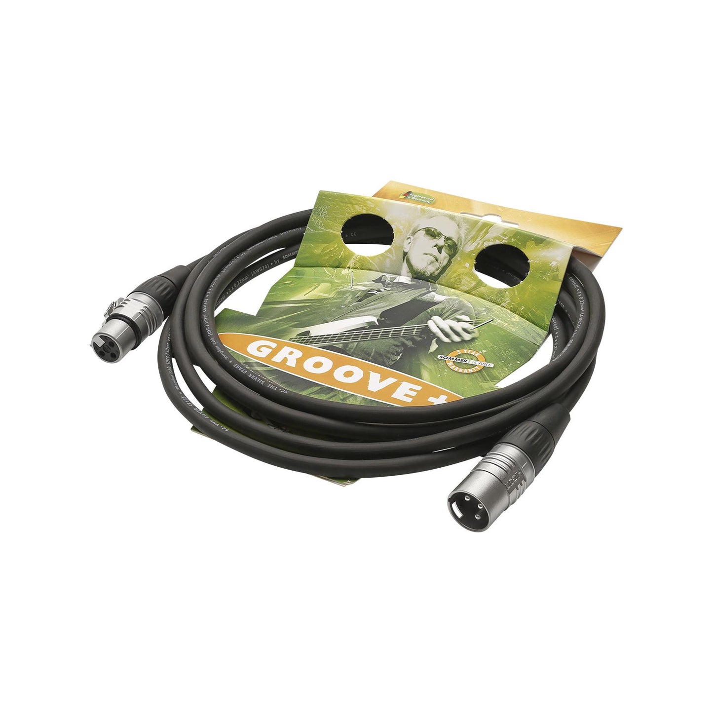 Mikrofono kabelis SC-sidabrinis Stage, 2 x 0,22 mm² | XLR / XLR, HICON