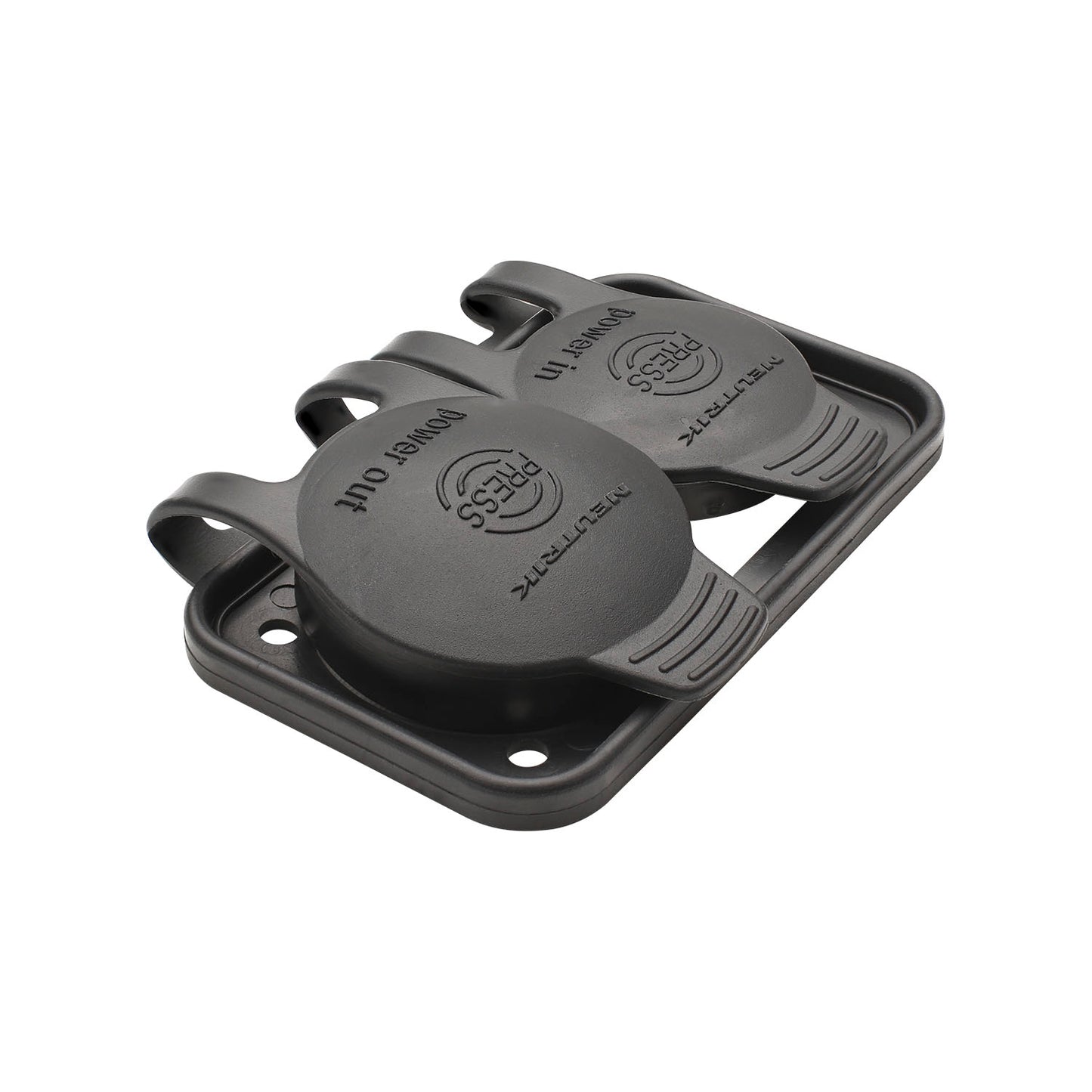 NEUTRIK® Sealing cap, Duplex IP65, PU: 10 pcs. for powerCON® TRUE1 duplex panel jungtis, juodas