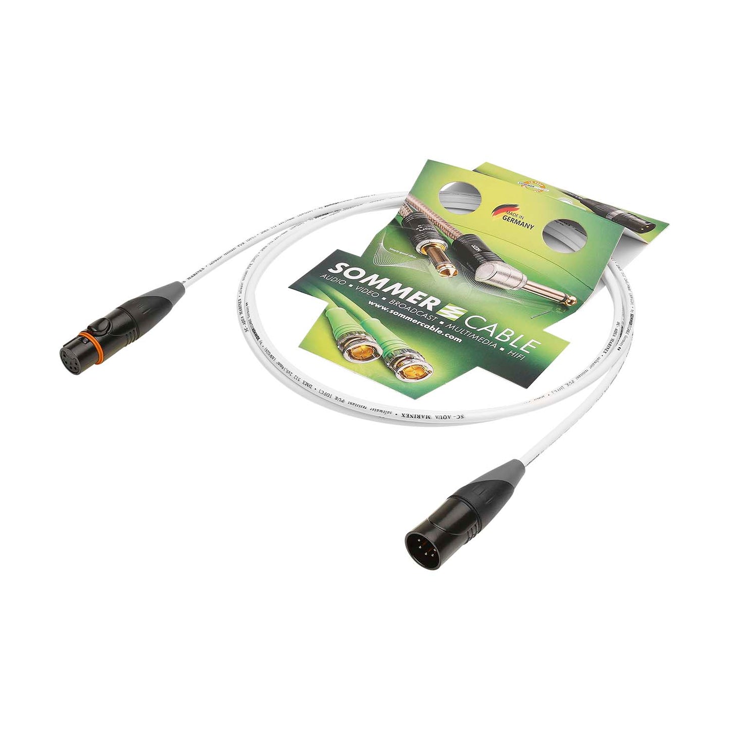 Mikrofono kabelis SC-AQUA MARINEX, 2 x 0,14 mm² | XLR / XLR, HICON