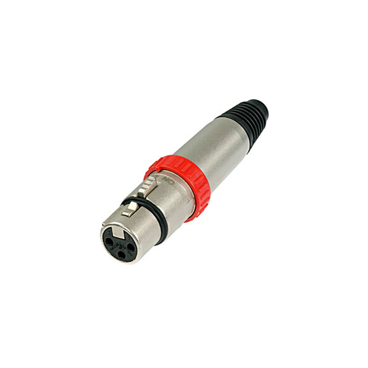 NEUTRIK® XLR, 3-pole , metal-, Soldering-lizdas jungtis, tiesi, nickel