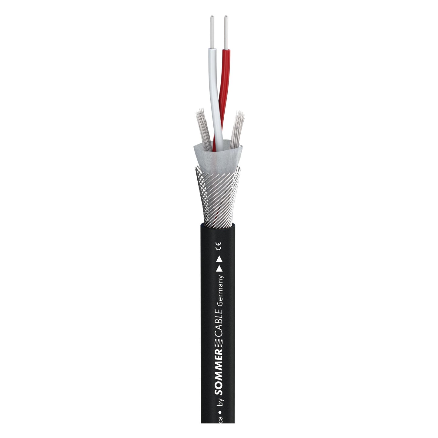 DMX Binary 234 AES/EBU MKII Cca; 2 x 0,34 mm²; FRNC Ø 5,80 mm; juodas - 500 m ritė