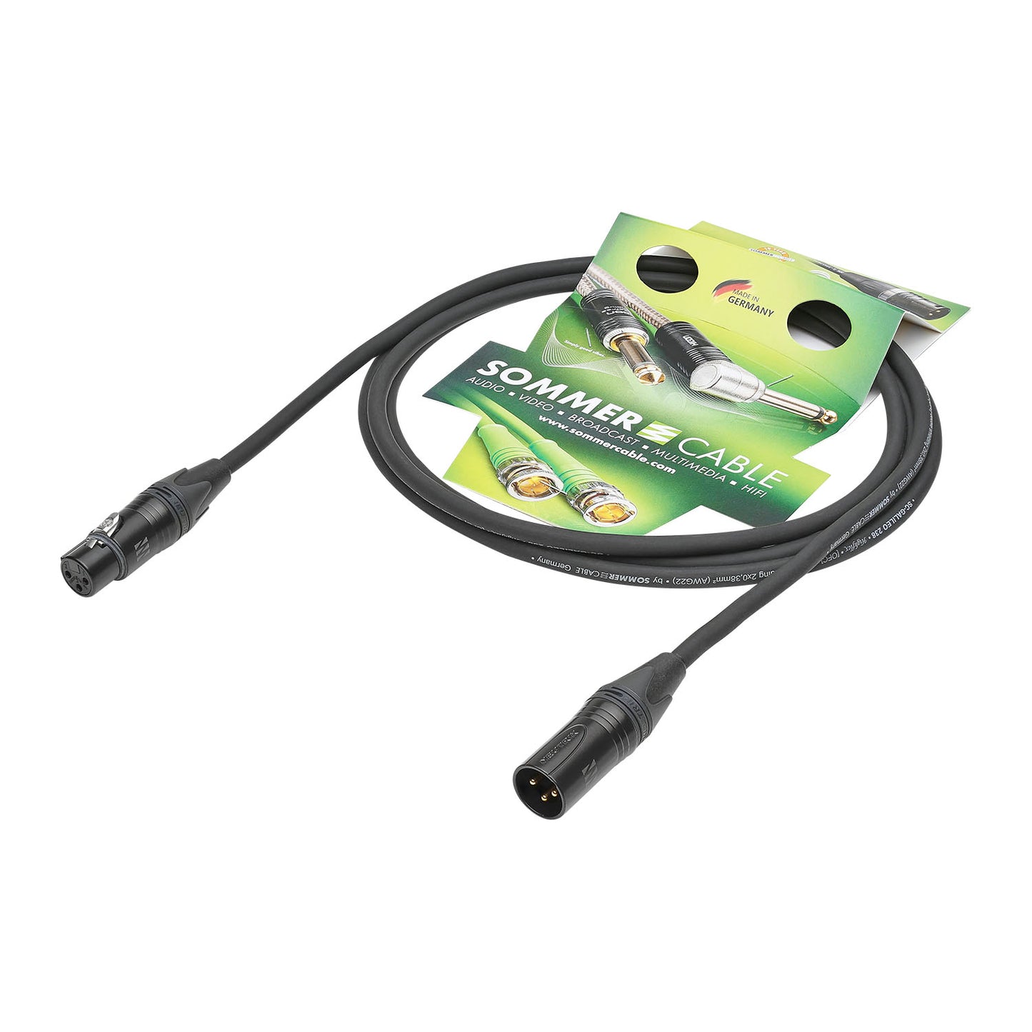 Mikrofono kabelis SC-Galileo 238, 2 x 0,38 mm² | XLR / XLR, NEUTRIK®
