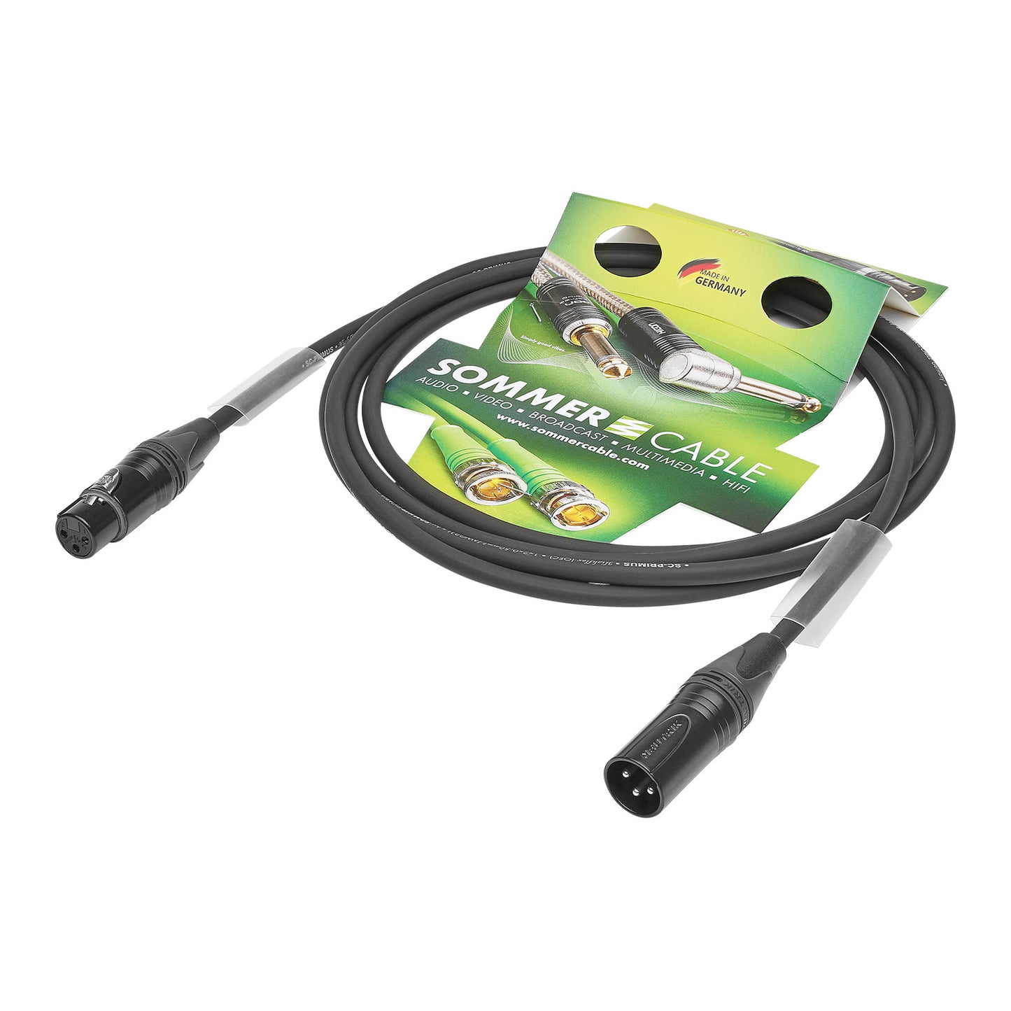 Mikrofono kabelis SC-Primus, 2 x 0,50 mm² | XLR / XLR, HICON
