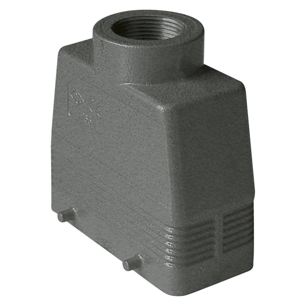 ILME rectangle MP 24, metal-, Sleeve housing, 4 bolts, juodas