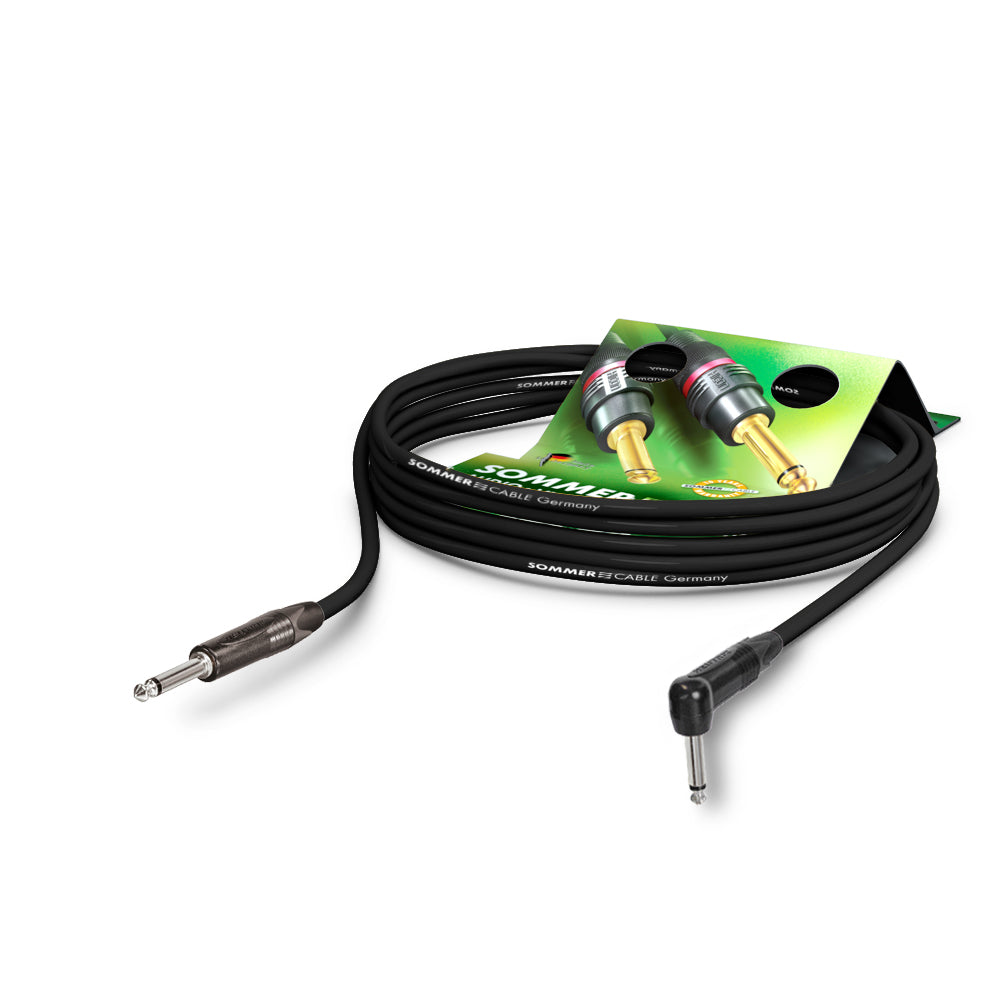 Instrumentinis kabelis SC-Spirit, 1 x 0,50 mm² | jack / jack 90°, NEUTRIK®