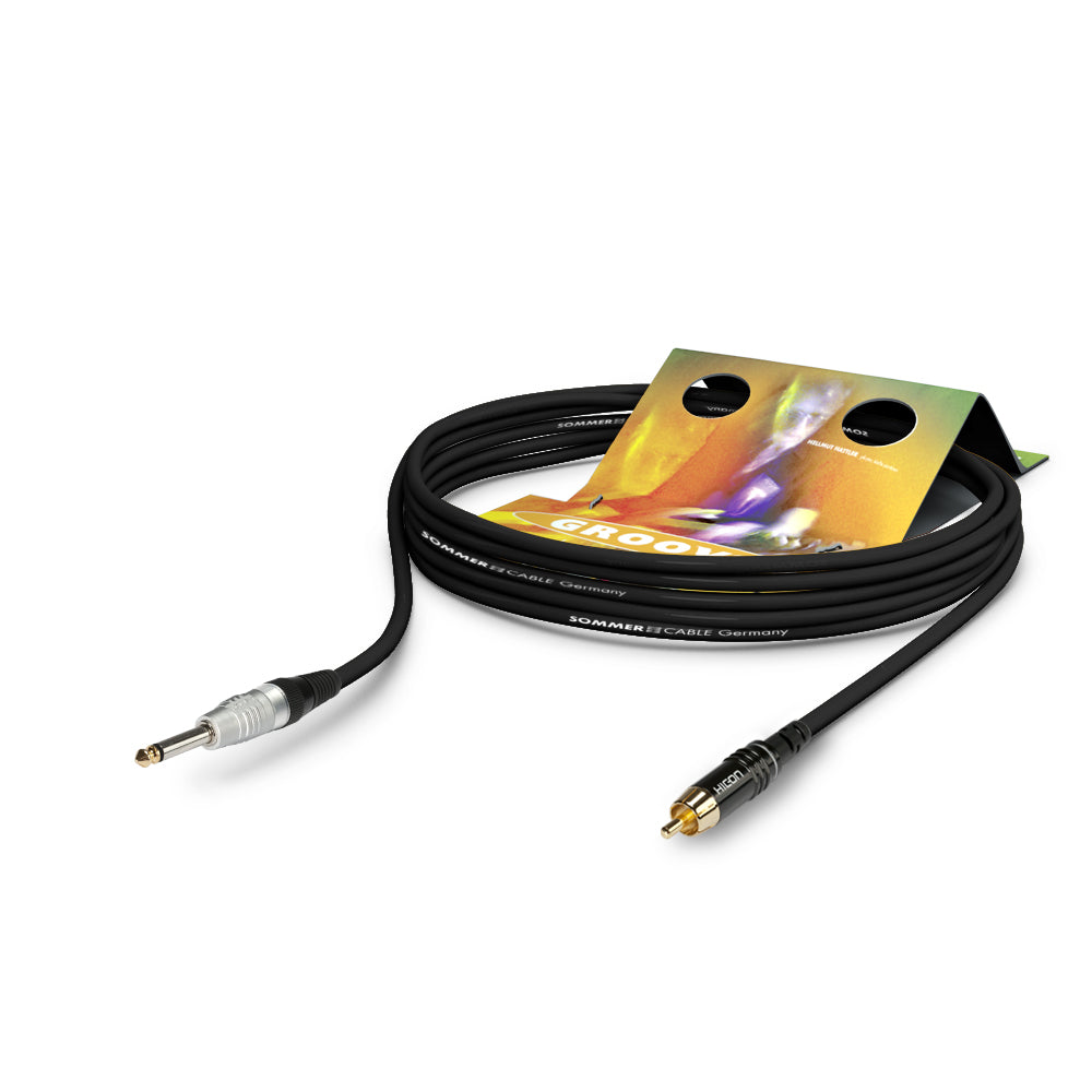 Instrumentinis kabelis Tricone® MKII, 1 x 0,22 mm² | RCA / Jack, HICON