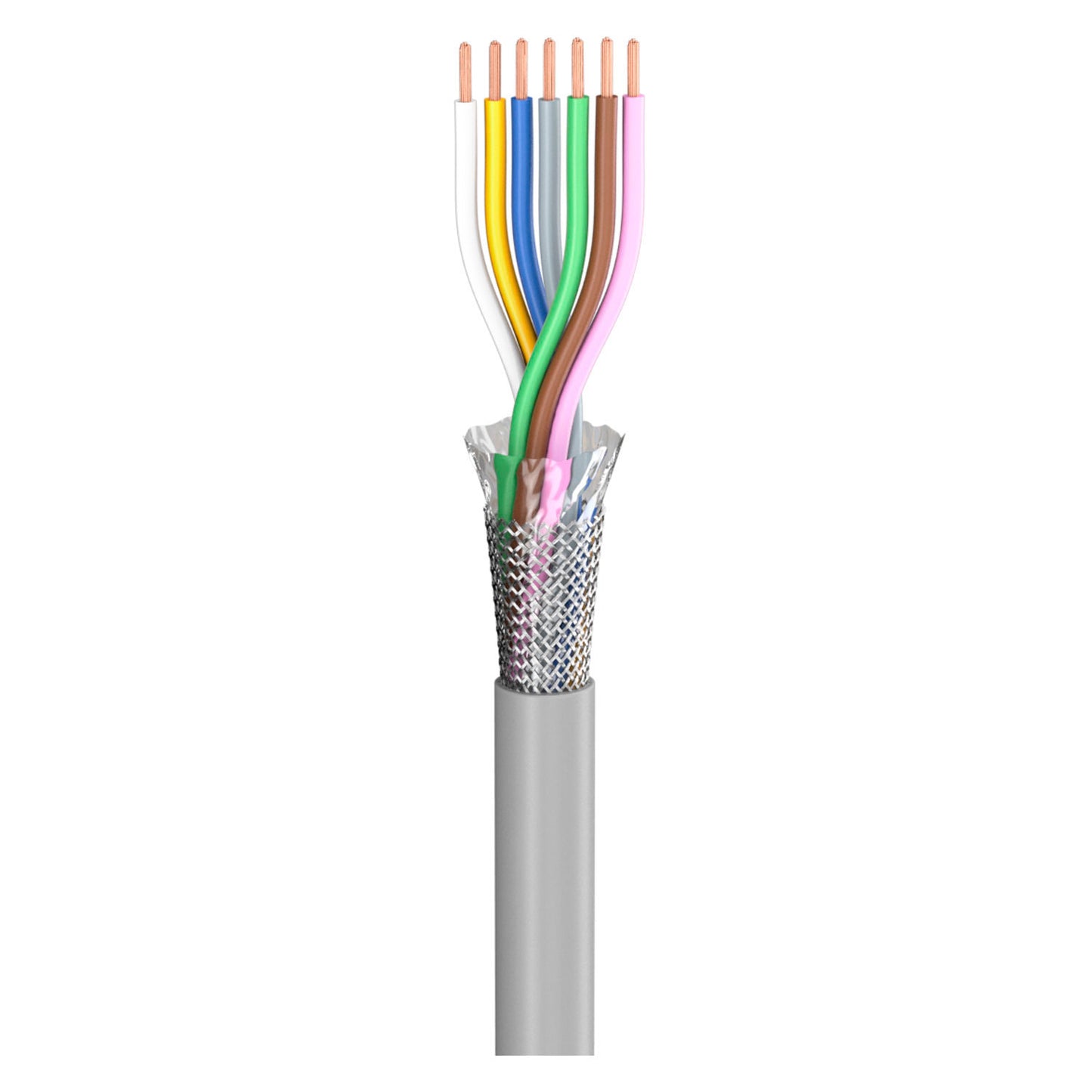 control lead SC-Control Flex; 7 x0.34 mm²; PVC, flame-retardant, Ø 6,30 mm; pilkas; Eca