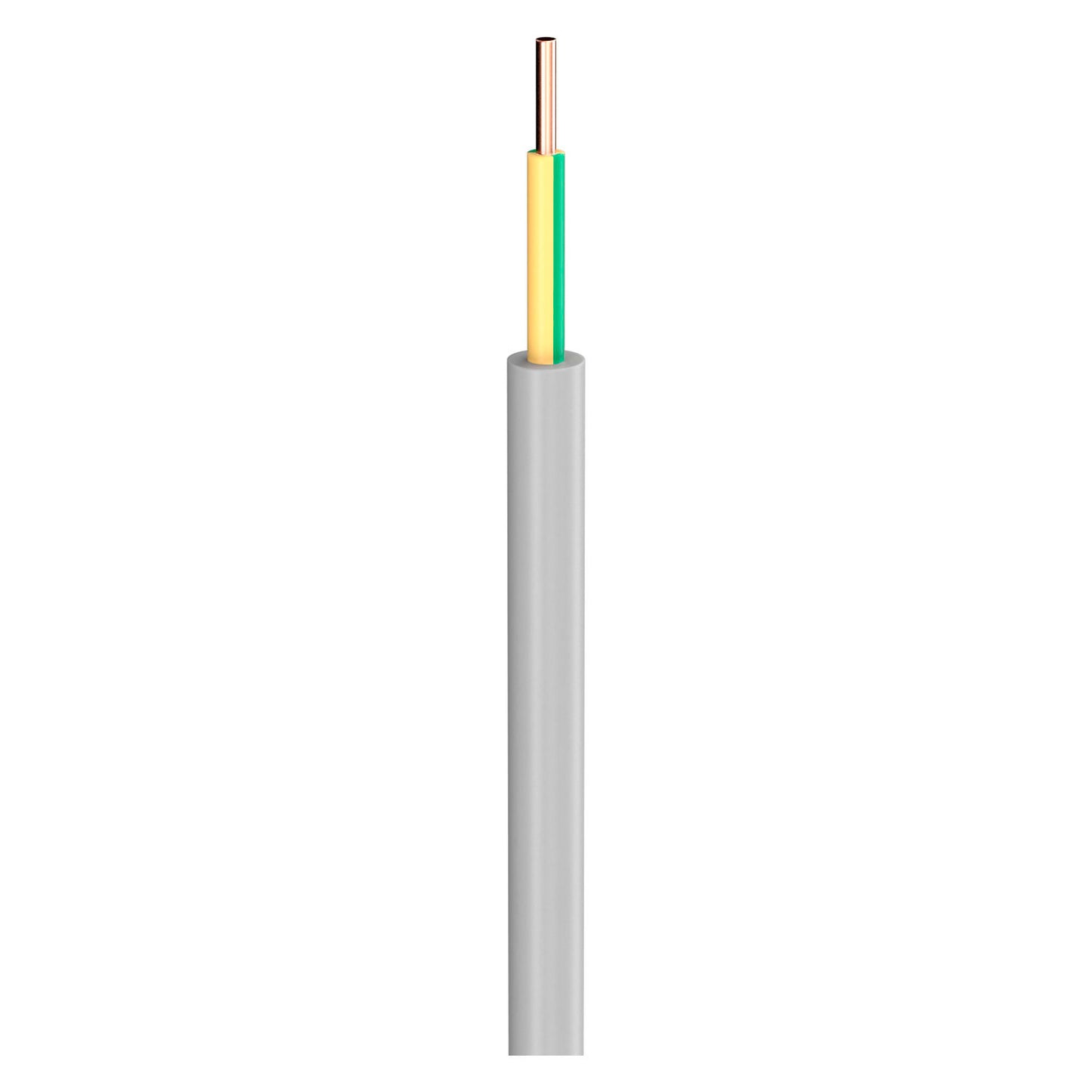 Power Lead NYM-J; 1 x 6.00 mm²; PVC, flame-retardant, Ø 7,00 mm; pilkas; Eca