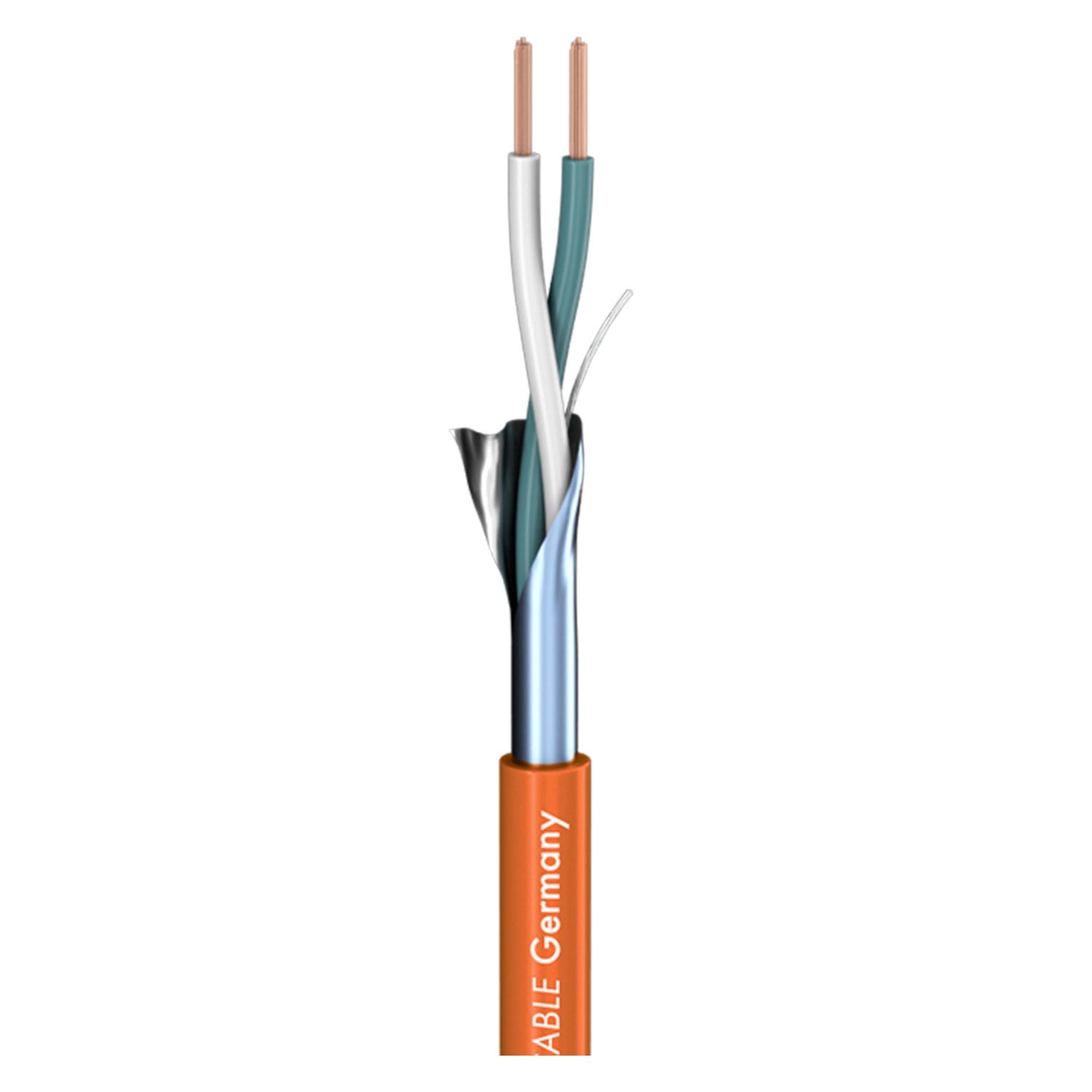Patch cable SC-Isopod SO-F22; 2 x 0,22 mm²; PVC Ø 3,30 mm; oranžinis - 200 m ritė