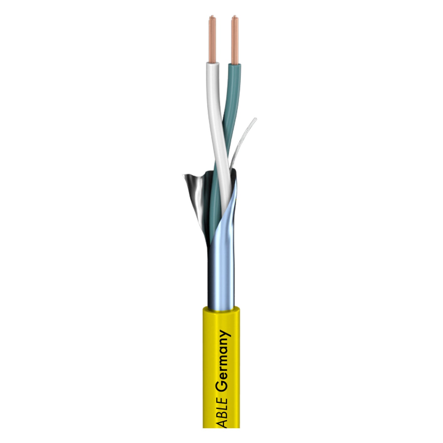Patch cable SC-Isopod SO-F22; 2 x 0,22 mm²; PVC Ø 3,30 mm; geltonas - 200 m ritė
