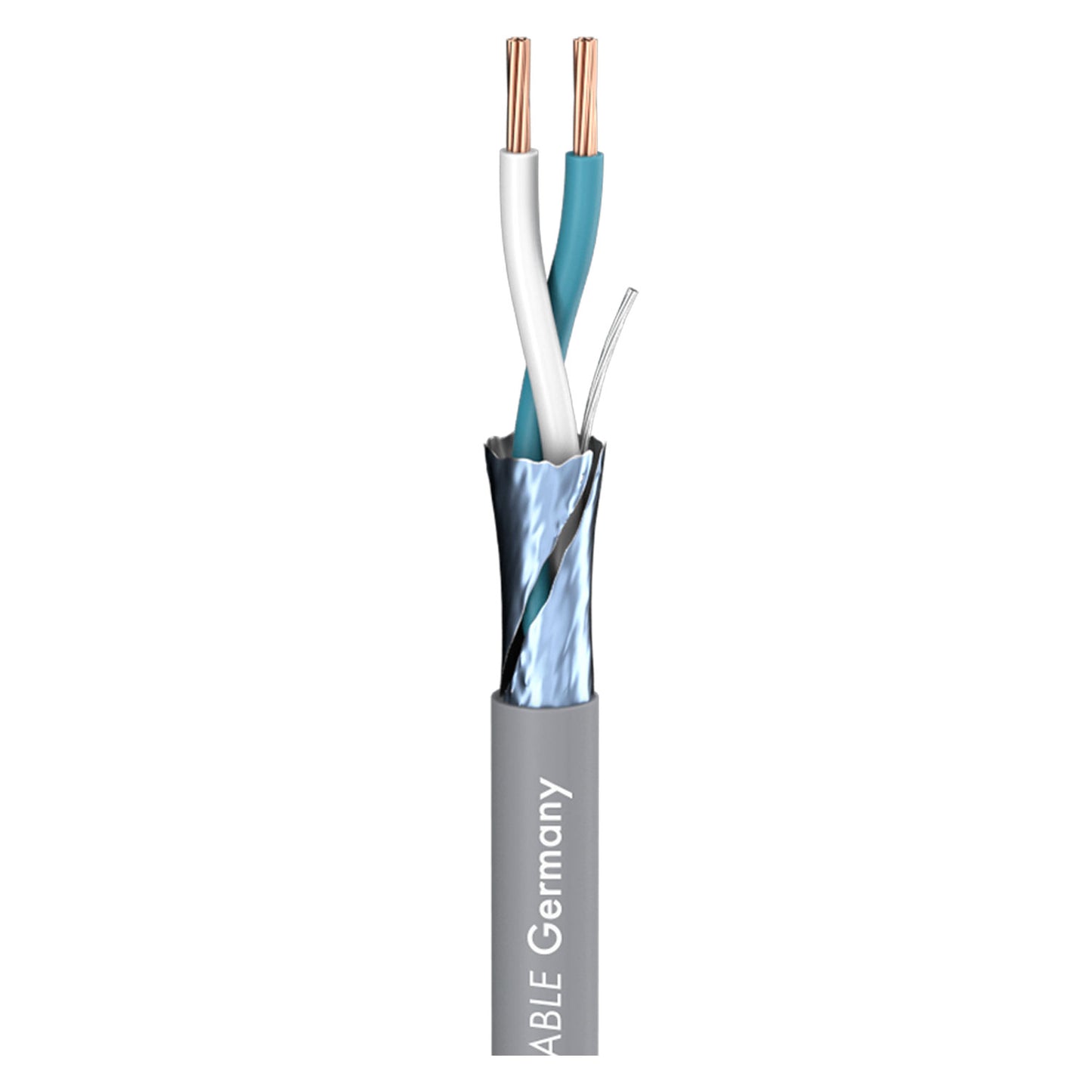 Patch cable SC-Isopod SO-F50; 2 x 0,50 mm²; PVC Ø 4,20 mm; pilkas