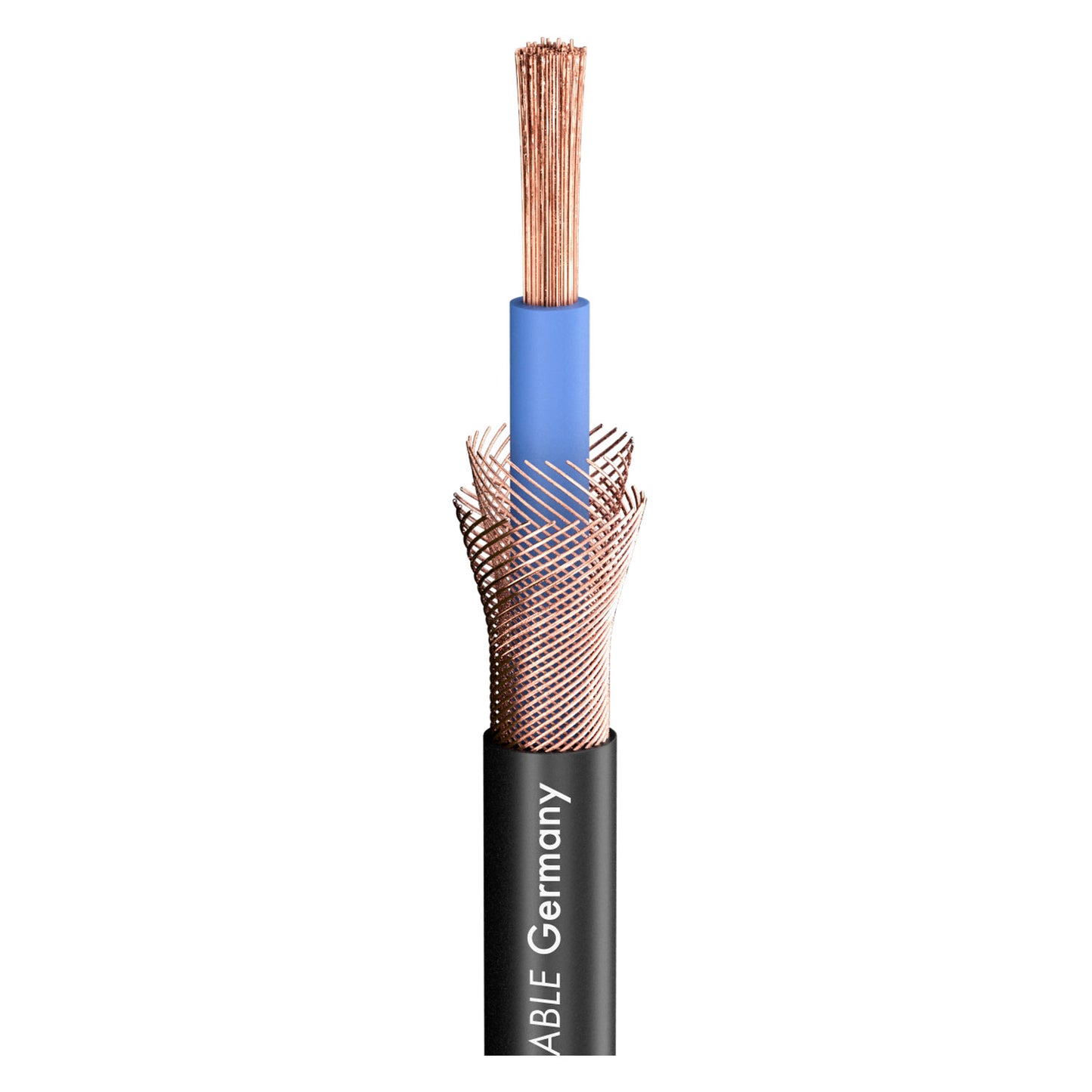 Garsiakalbių kabelis SC-Magellan SPK; 2 x 4,00 mm²; FRNC Ø 8,00 mm; juodas - 500 m ritė