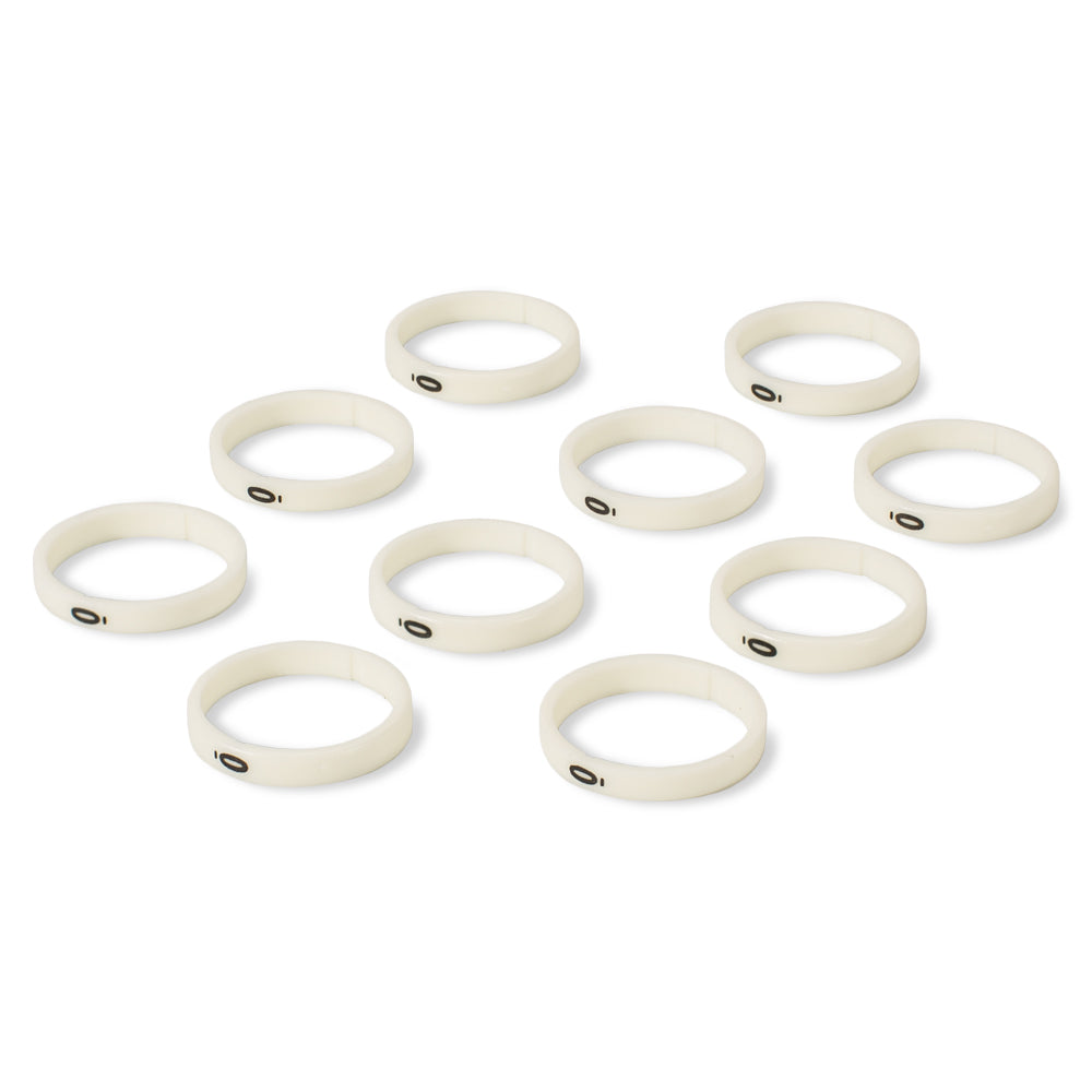 HICON Code ring, 10 rings with number “0“ for HICON XLR tiesi