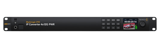 2110 IP Converter 4x12G PWR Front