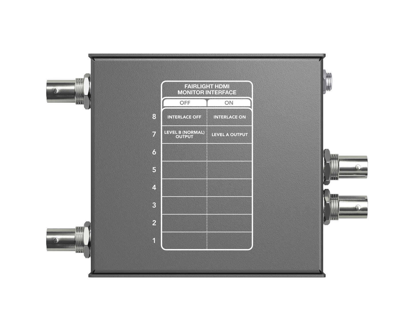 Fairlight HDMI Monitor Interface Rear