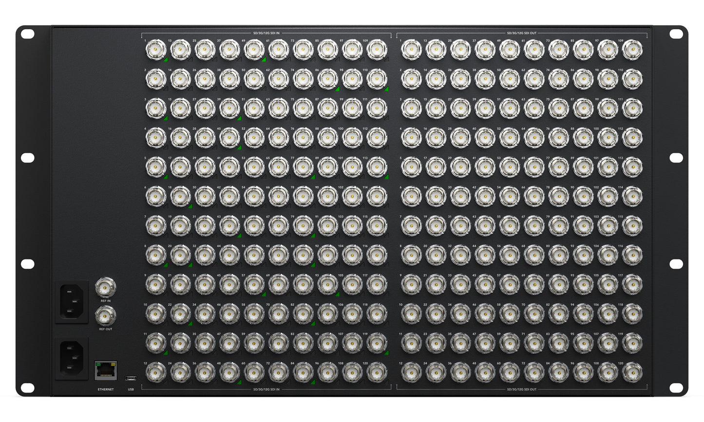 Videohub 120x120 12G Rear