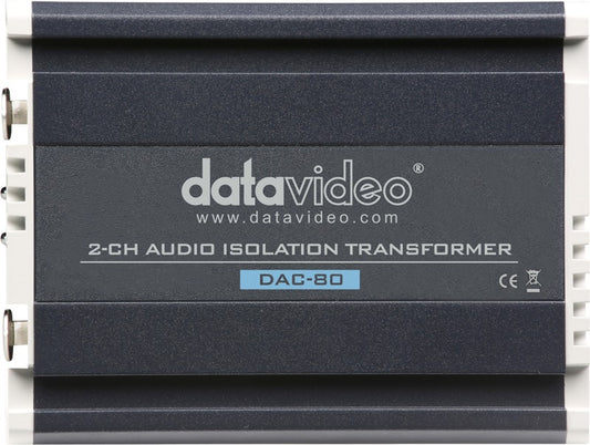Datavideo DAC-80 2 Channel Audio 1:1 transformer