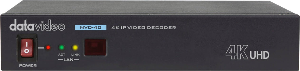 Datavideo NVD-40 UHD/4K IP decoder