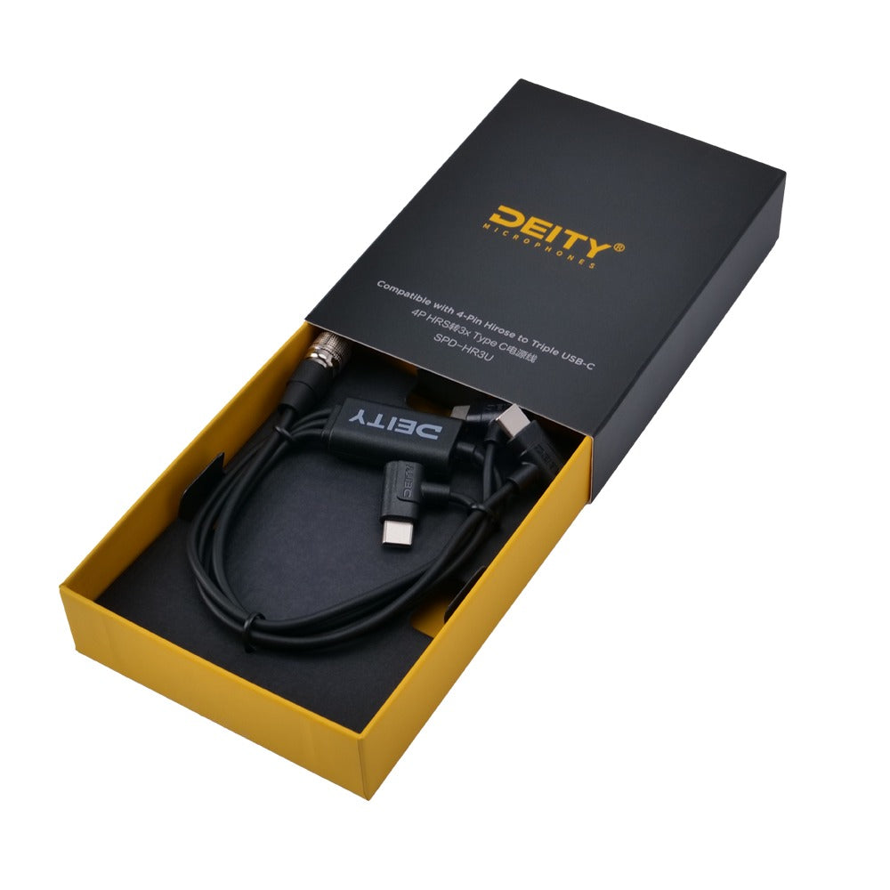 Deity SPD-HR3U - 4-Pin to Triple USB-C Cable
