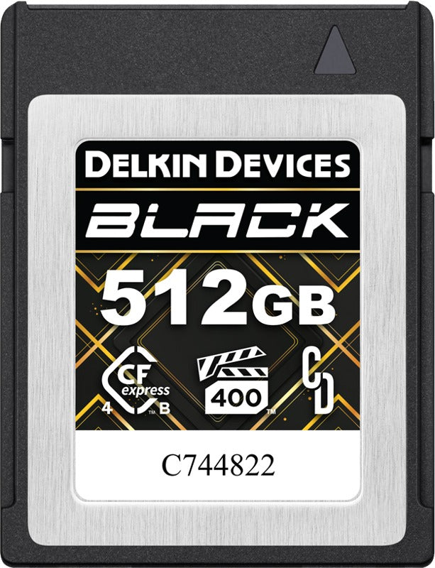 Delkin CFexpress 4.0 BLACK | Type B | R3600/W3200 (VPG400) 512GB
