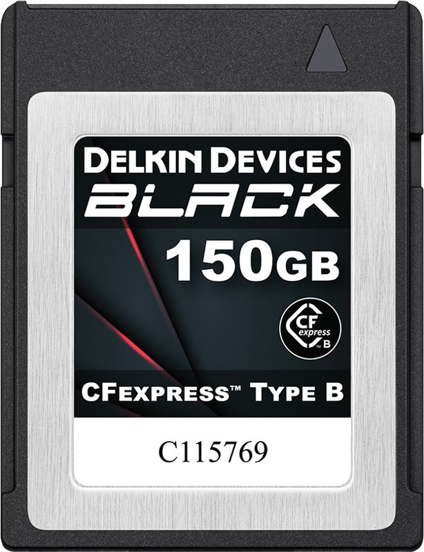 Delkin CFexpress BLACK I Type B I R1725/W1530 (G3) 150GB