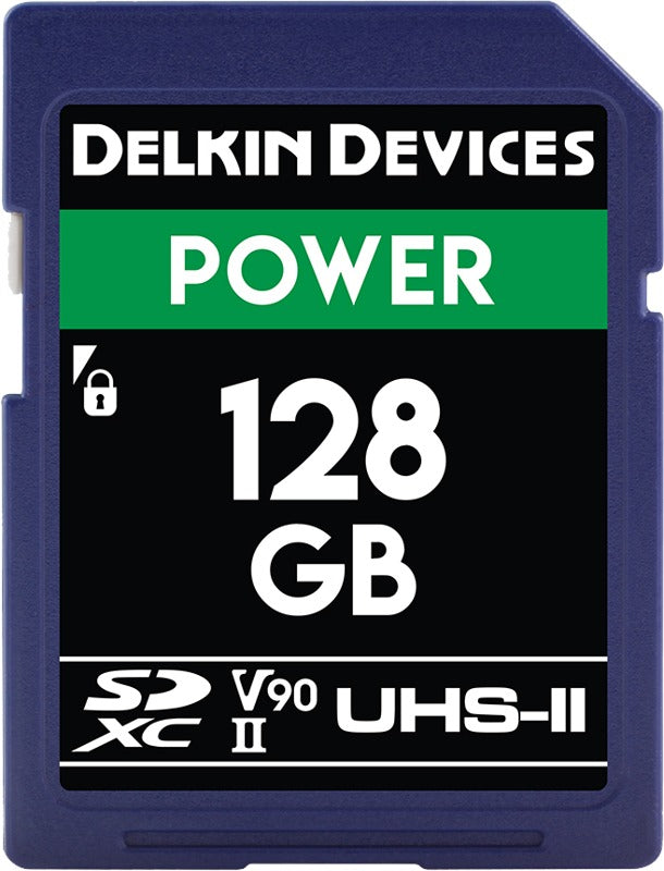 Delkin SD Power 2000X UHS-II U3 (V90) R300/W250 128GB