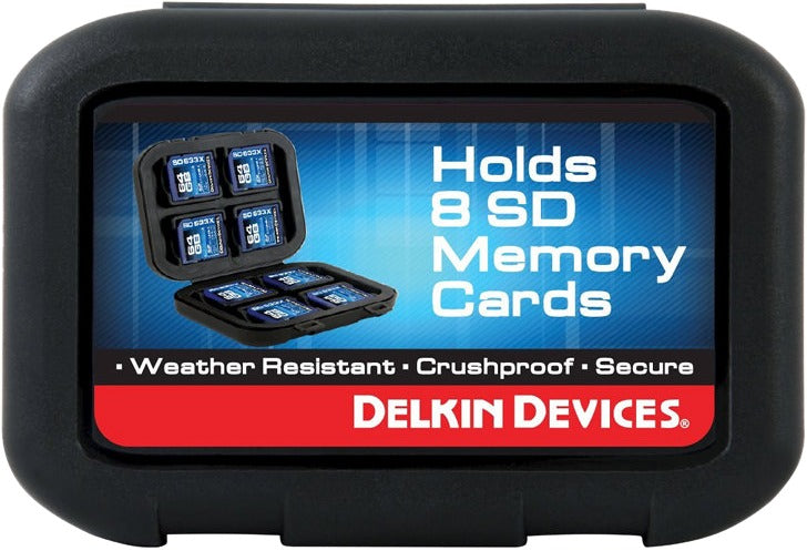 Delkin Weather Resistant Case for 8 SD cards