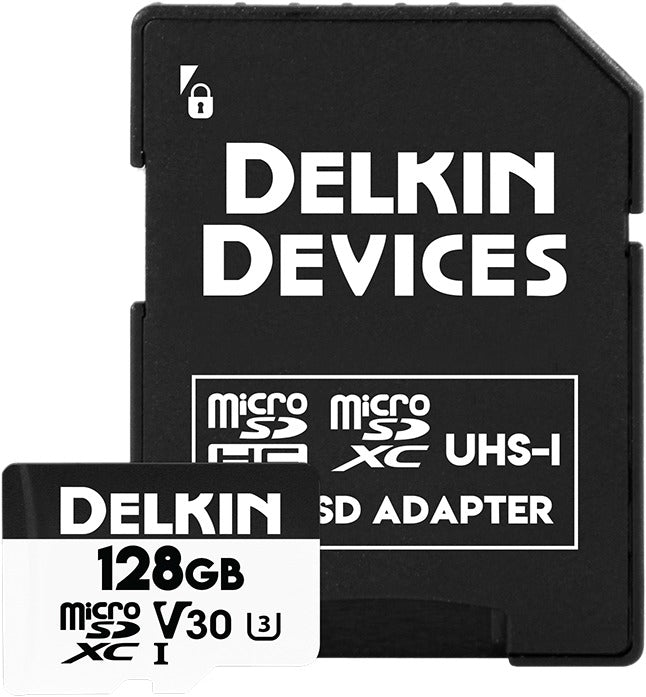 Delkin microSDXC Trail Cam Hyperspeed R100/W75 (V30) 128GB