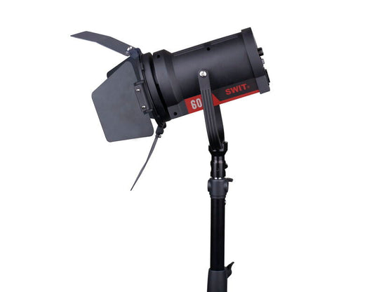 SWIT FL-C60D | 60W 25000Lux Super-Bright COB LED Spotlight, V-Mount, DMX, SWIT Free Design for Lighting Studios