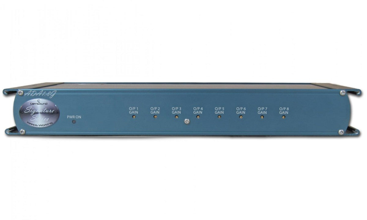 Glensound ADA 1:8G | 1 Input, 8 Output Mono Analogue Distribution Amplifier With Gain Controls