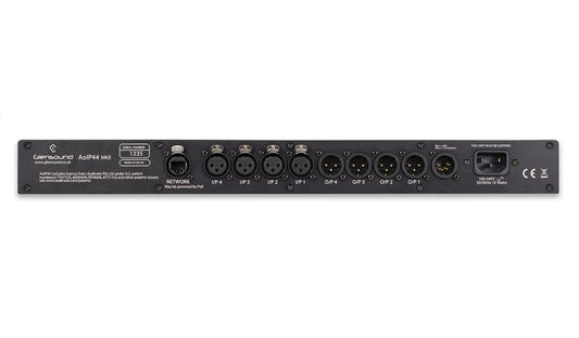 Glensound AoIP-44 | Audio Network 4 Input, 4 Output Analogue Break Out Box