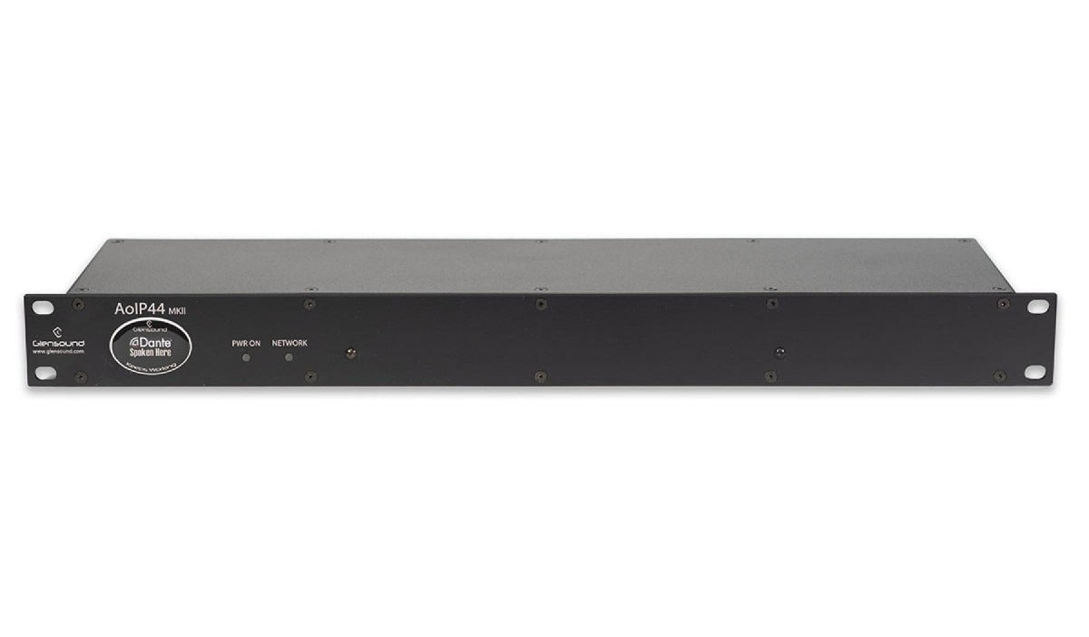 Glensound AoIP-44 | Audio Network 4 Input, 4 Output Analogue Break Out Box