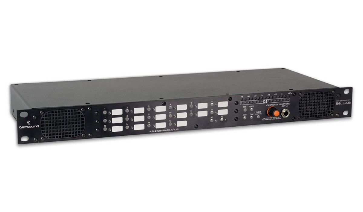 Glensound BELLA 16 | Dante/ AES67 Confidence Monitor, Mixer & Level Control