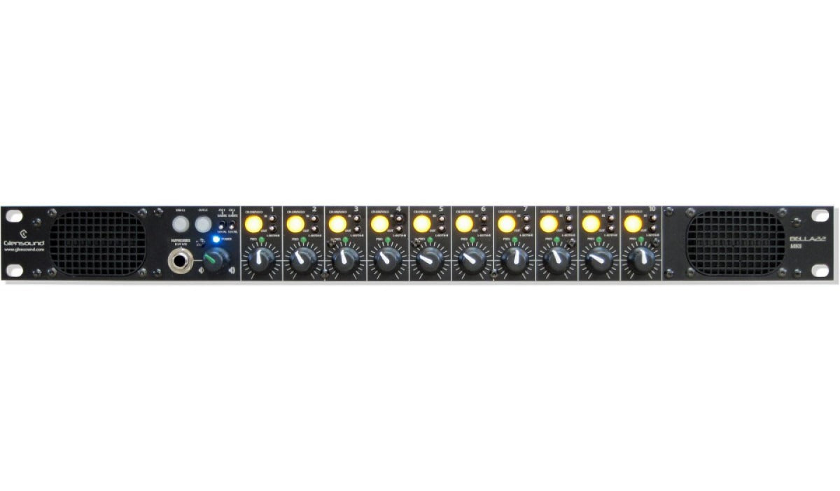 Glensound BELLA 22 MKII | Dante/ AES67 Confidence Monitor, Mixer & Level Control