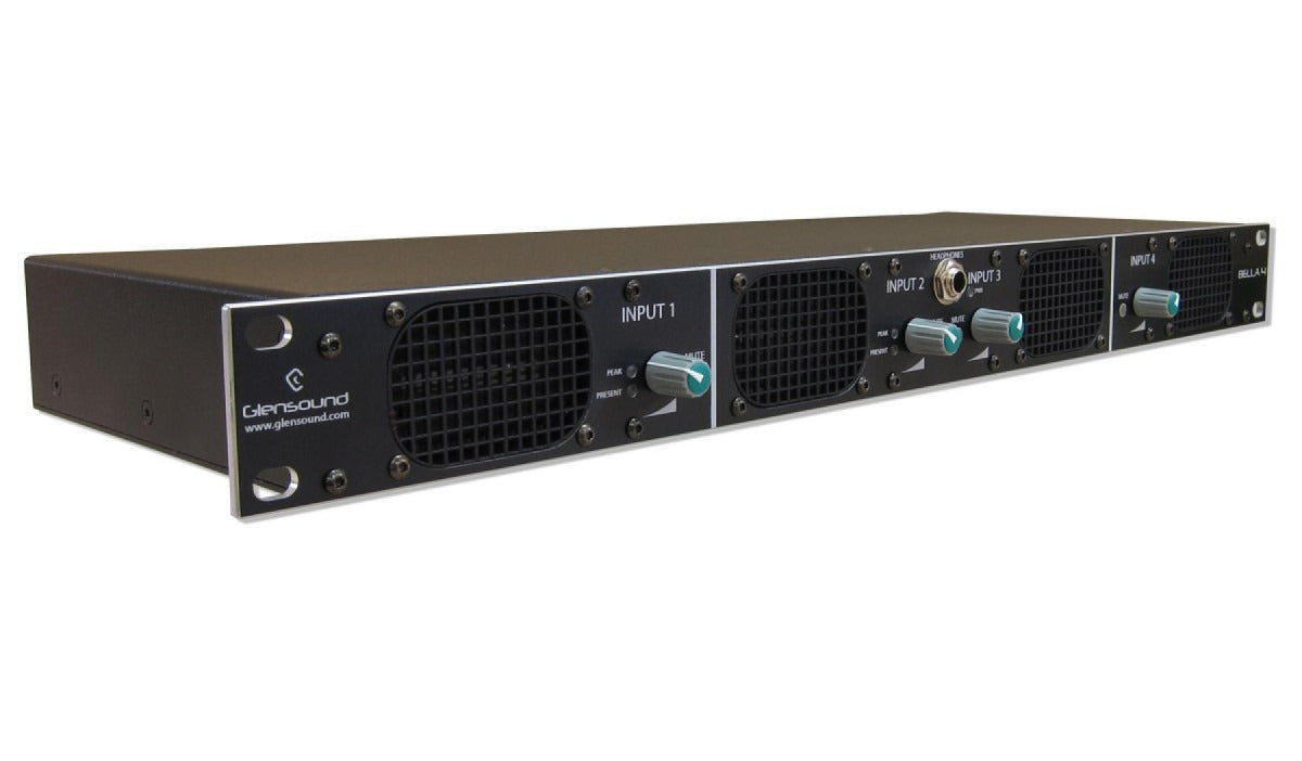 Glensound BELLA 4 | Four Input 1RU Rackmount Audio Monitor
