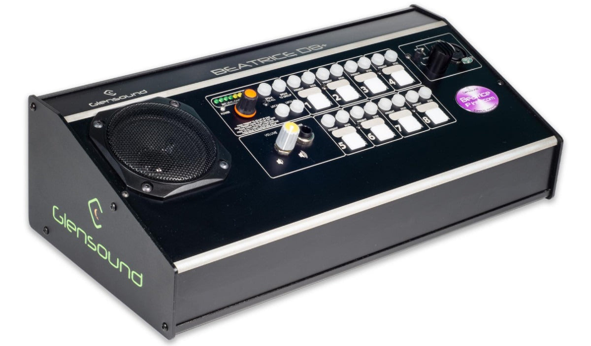 Glensound Beatrice D8 | 8 Channel Network Audio Desktop Intercom with Analogue I/O
